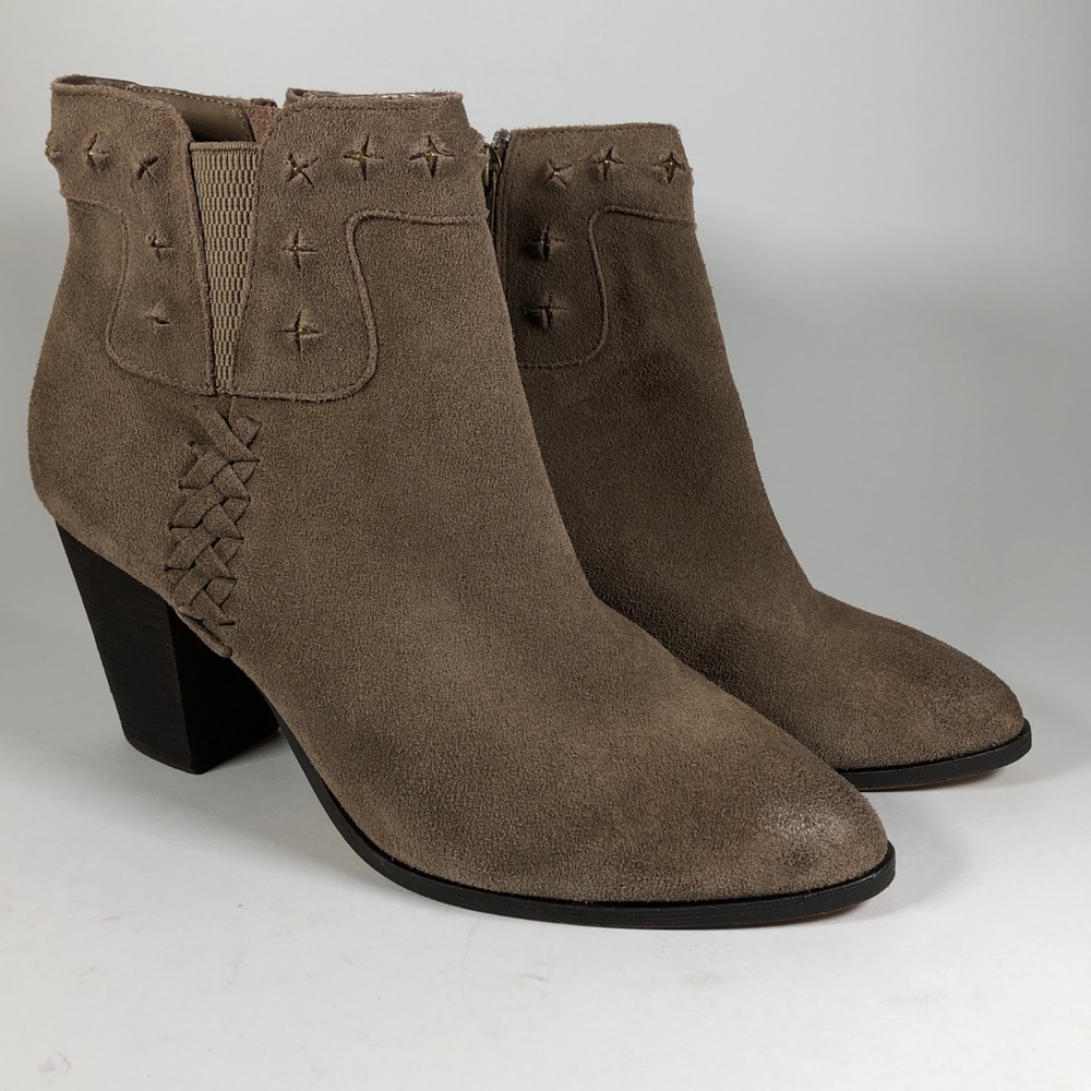 Dolce Vita Women’s Bootie Taupe Suede 8.5